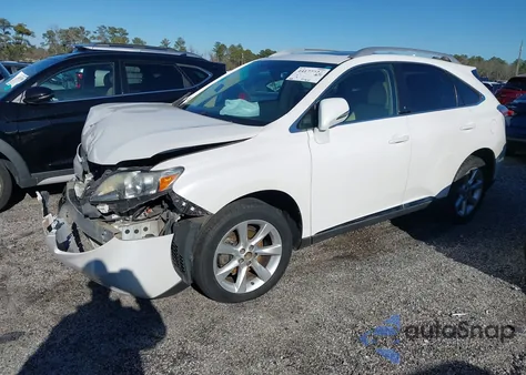 2010 Lexus Rx 350 z USA, uszkodzony, nr VIN 2T2BK1BA5AC070885